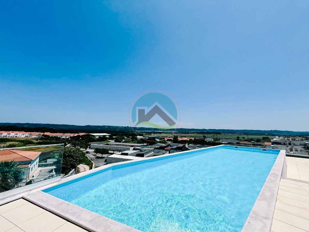 Geräumige T3-Wohnung mit Pool - nur wenige Gehminuten vom Strand in São Martinho do Porto, Costa de Prata — Photo 2