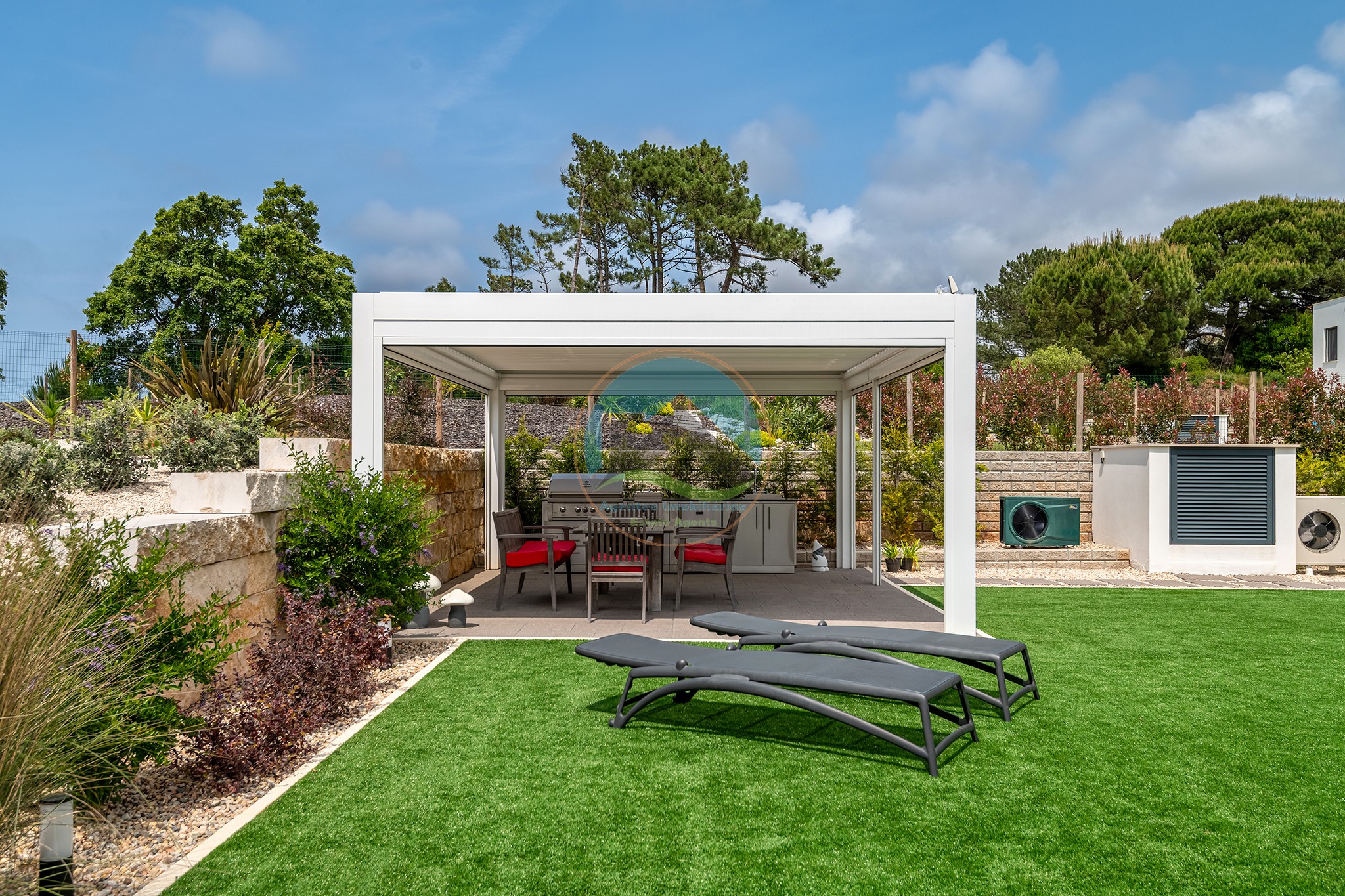 Moradia de luxo contemporânea com tecnologia de ponta, junto — Photo 32