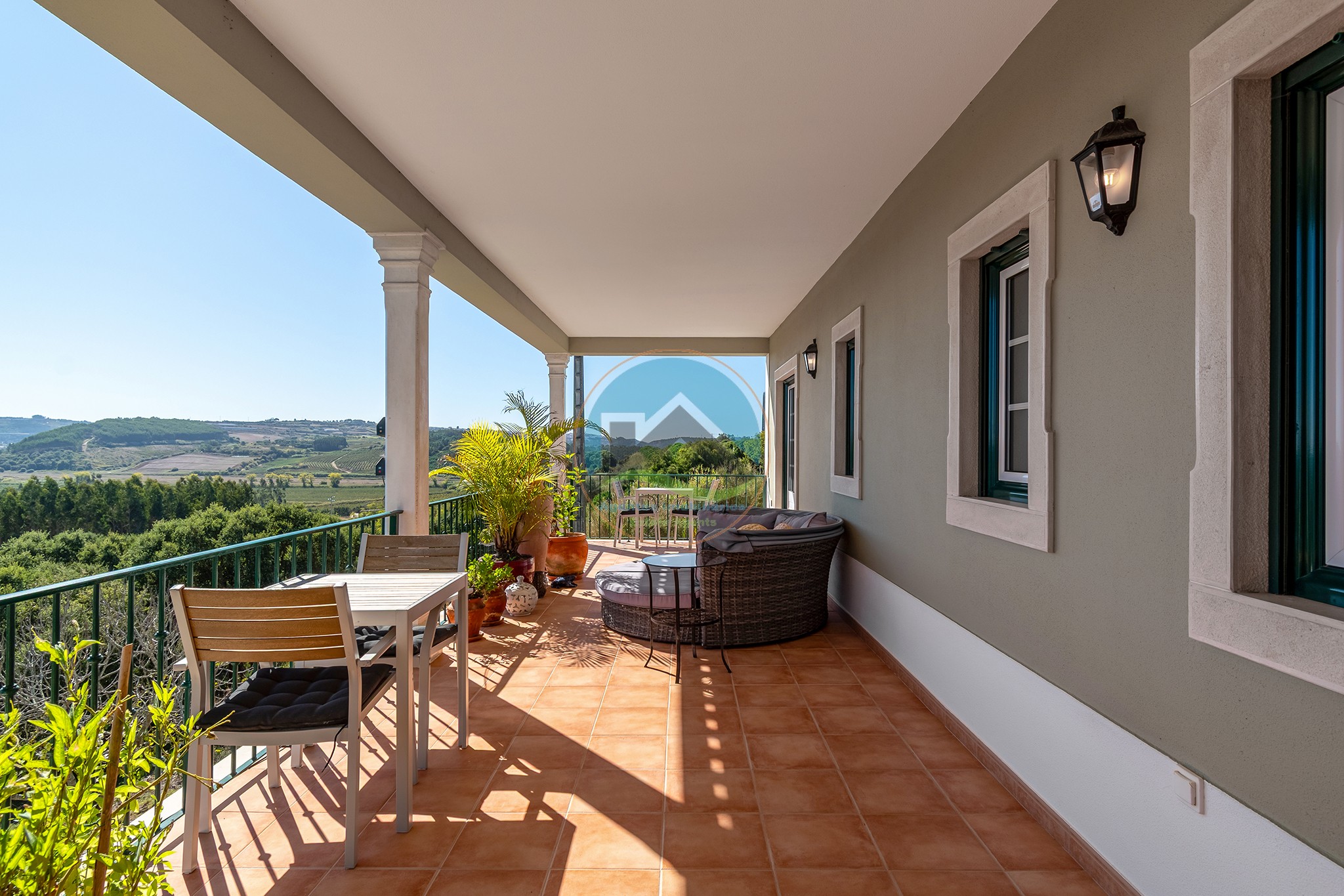 Moradia isolada com vista sobre o Castelo de Óbidos tranquilidade — Photo 32
