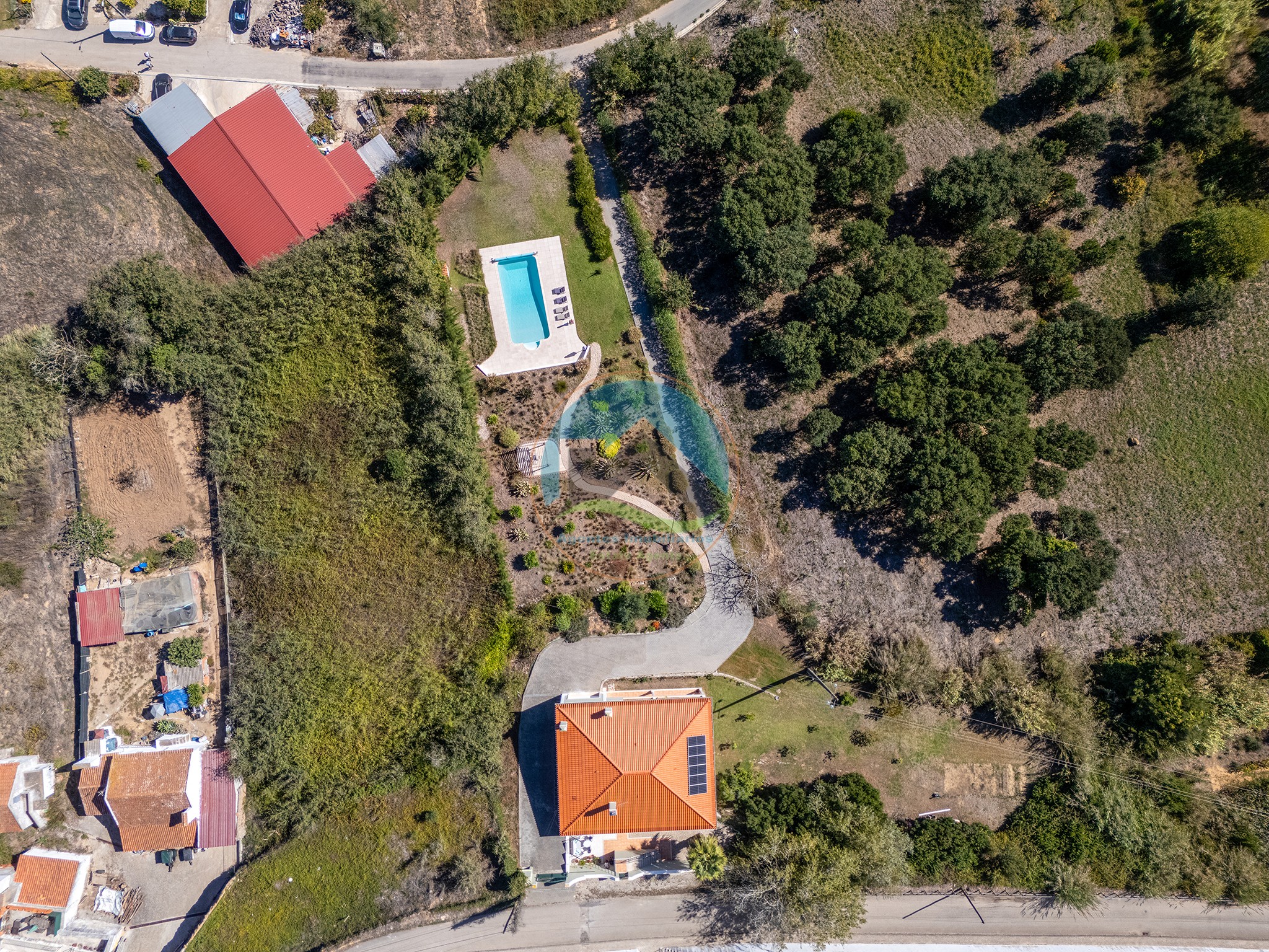 Moradia isolada com vista sobre o Castelo de Óbidos tranquilidade — Photo 62