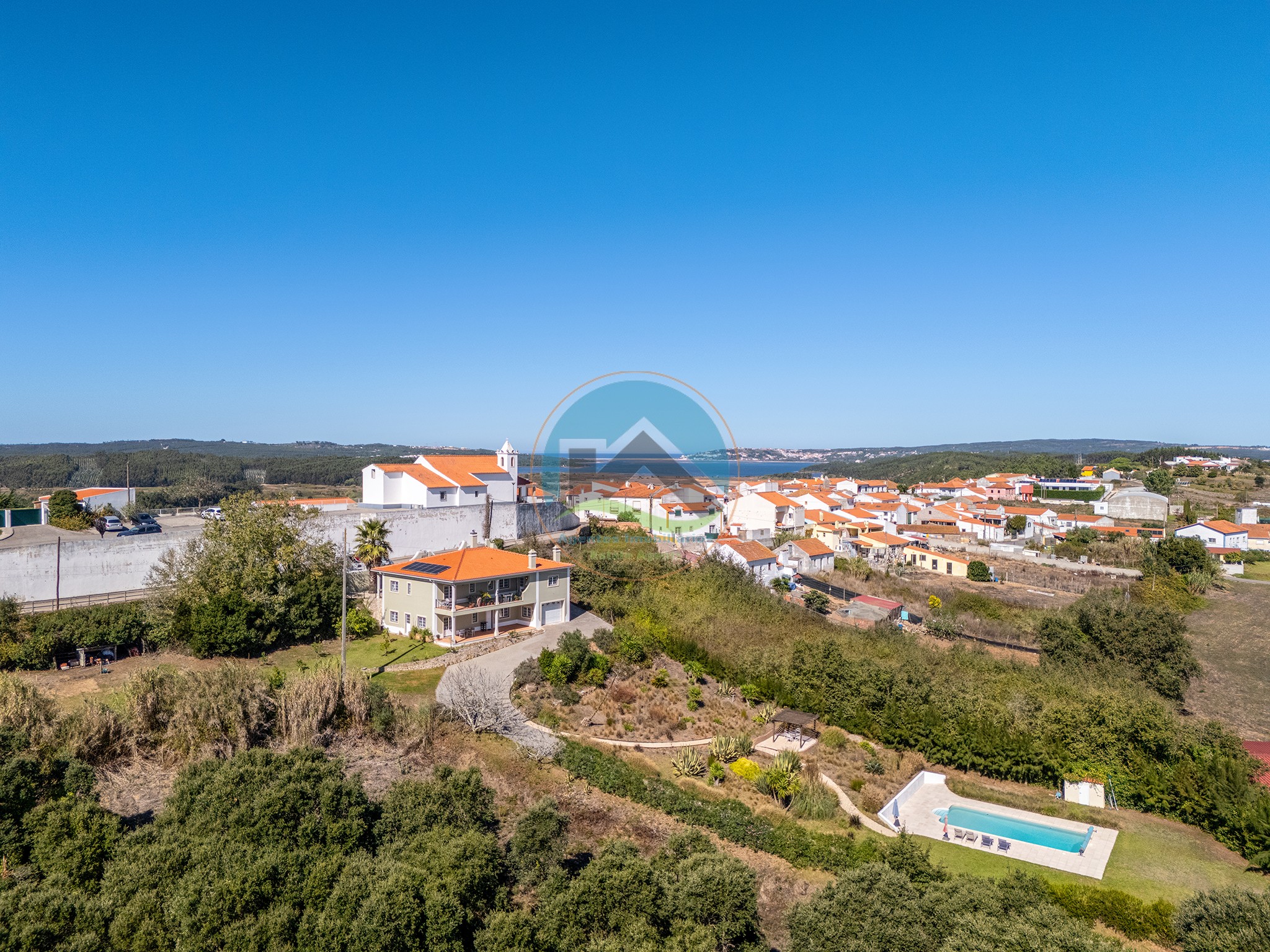 Moradia isolada com vista sobre o Castelo de Óbidos tranquilidade — Photo 61