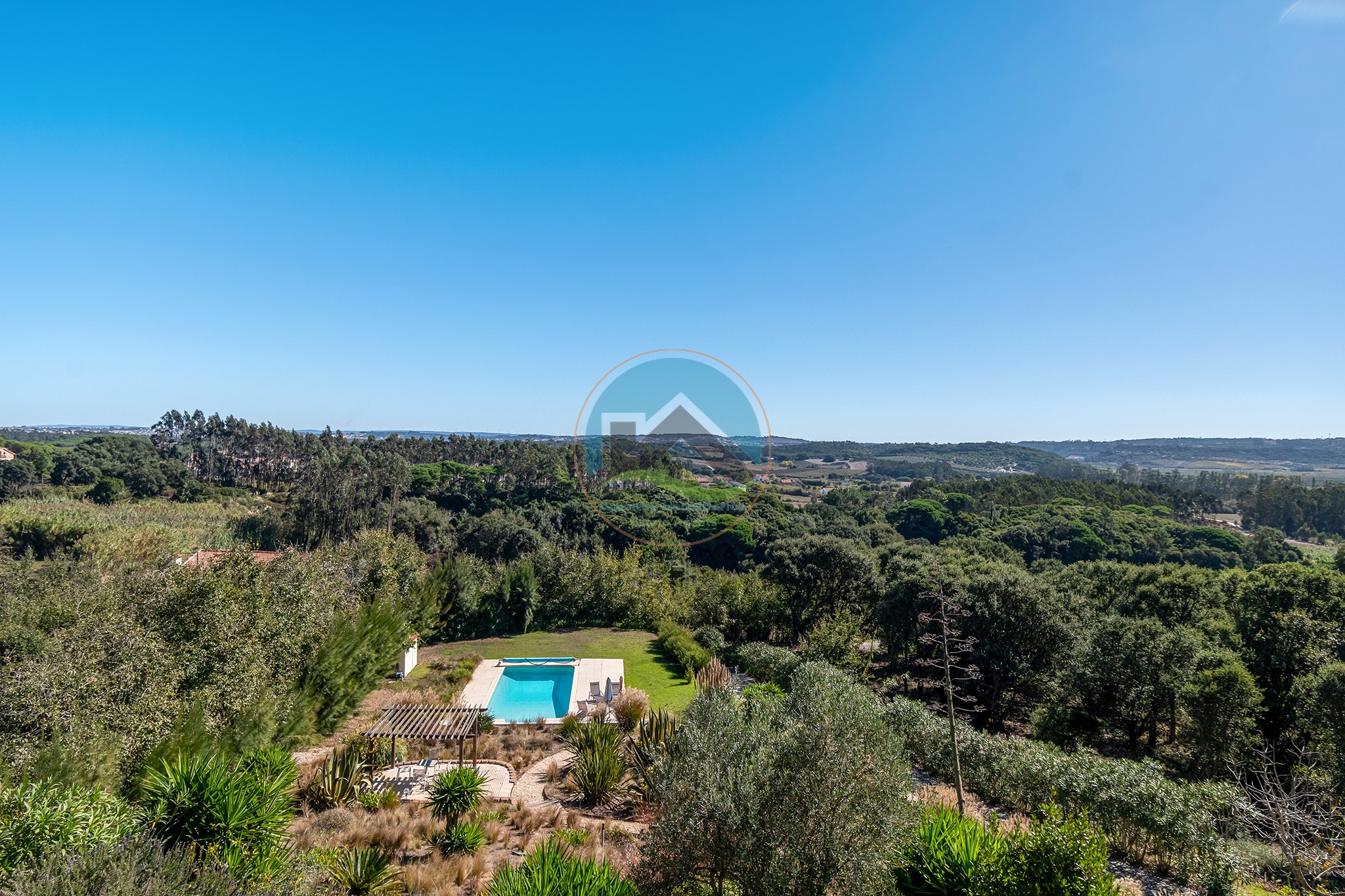 Moradia isolada com vista sobre o Castelo de Óbidos tranquilidade — Photo 35