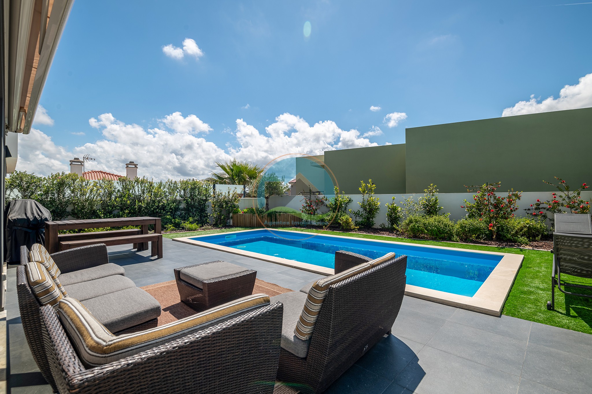 Villa contemporanea sul mare con piscina privata - Foz — Photo 4