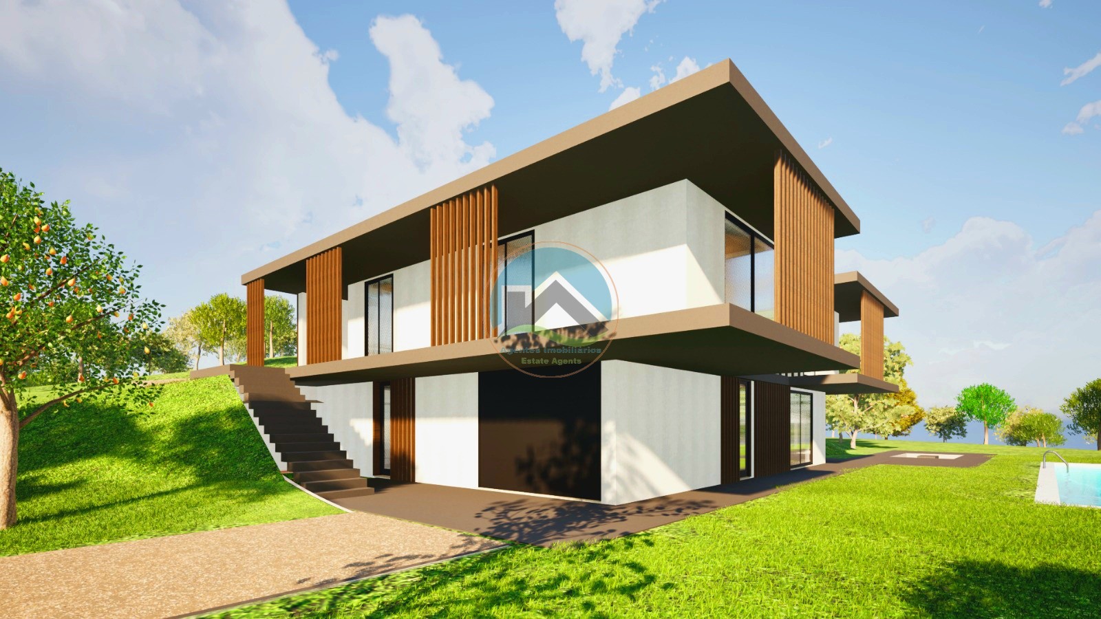 Terreno com Projeto Aprovado para Moradia Contemporânea em Figueiros — Photo 1